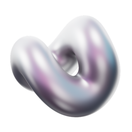 Curved Iron  3D Icon