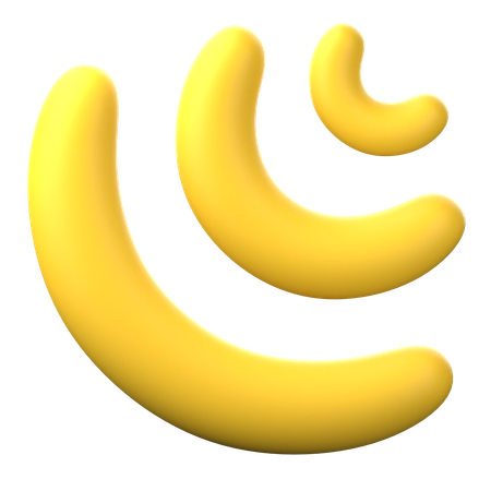 Curved Lines  3D Icon