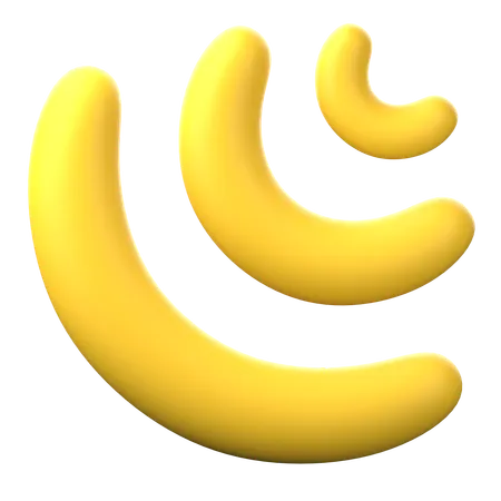 Curved Lines  3D Icon