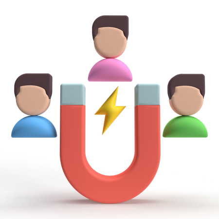 Customer Acquisition  3D Icon