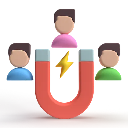 Customer Acquisition  3D Icon