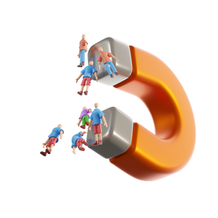 Customer Attraction  3D Icon