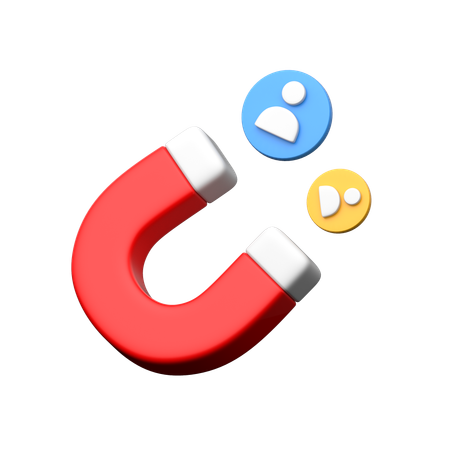 Customer Attraction  3D Icon