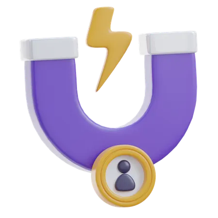 Customer Attraction  3D Icon