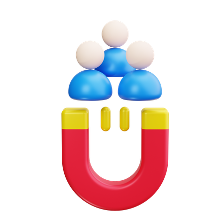 Customer Attraction  3D Icon