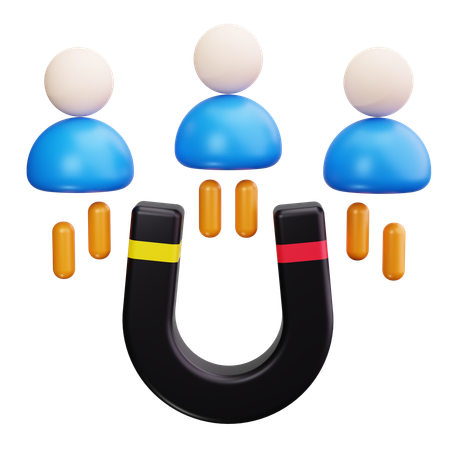 Customer Attraction  3D Icon