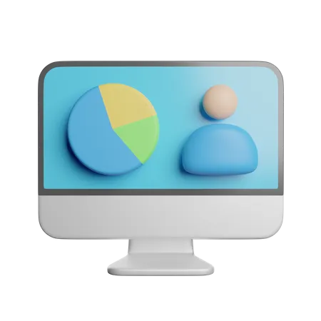 Customer Behavior Analysis 3D Icon