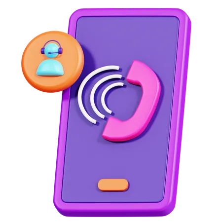 Customer Call  3D Icon