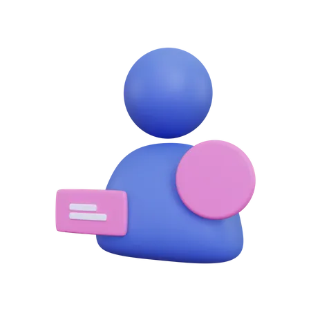 Customer Chat  3D Illustration