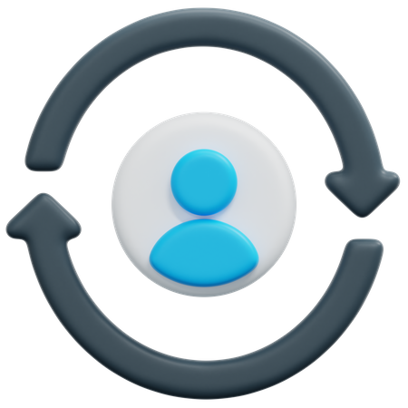 Customer Cycle  3D Icon