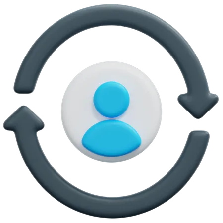 Customer Cycle  3D Icon