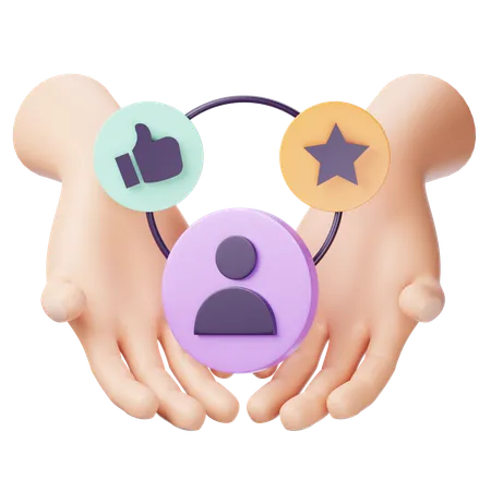 Customer Engagement  3D Icon