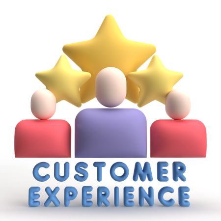 Customer Experience  3D Icon