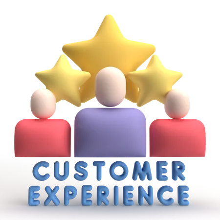 Customer Experience  3D Icon