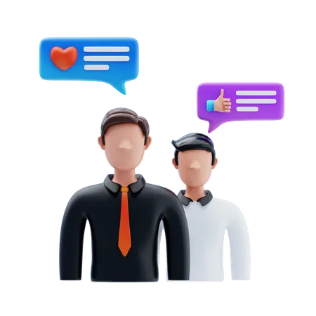 Customer Feedback  3D Icon