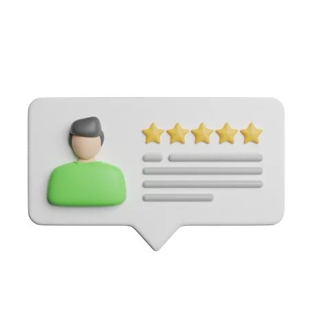 Customer Feedback  3D Icon