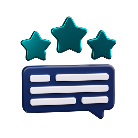 Customer feedback  3D Icon