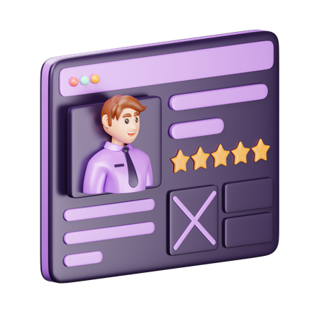 Customer Feedback  3D Icon