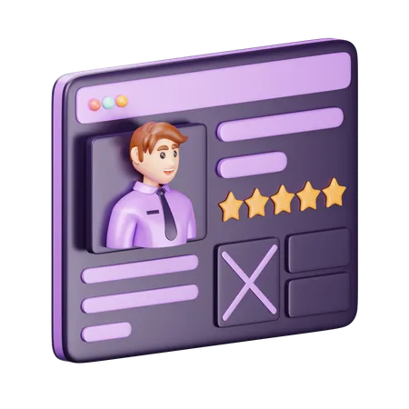 Customer Feedback  3D Icon