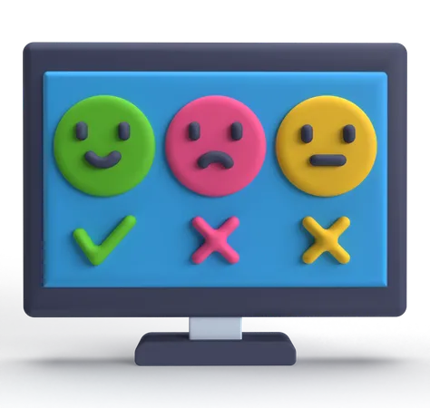 Customer Feedback  3D Icon