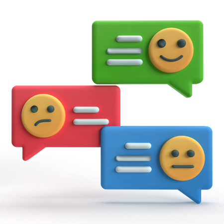 Customer feedback  3D Icon