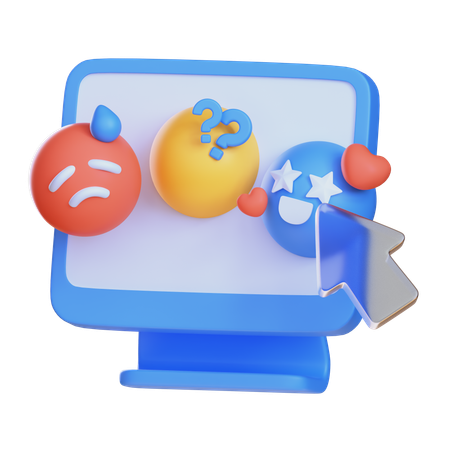 Customer Feedback  3D Icon