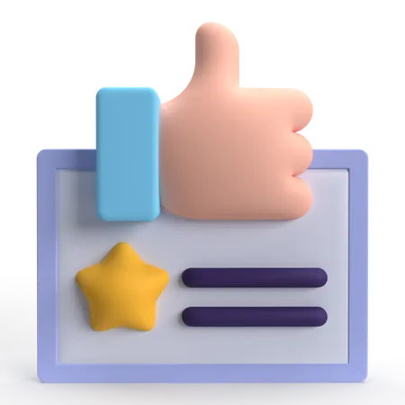 Customer Feedback  3D Icon