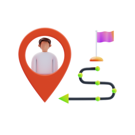 Customer Journey  3D Icon