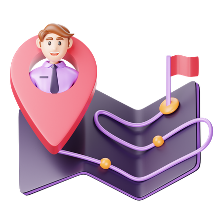 Customer Journey  3D Icon