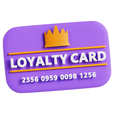Customer Loyalty Card  3D Icon