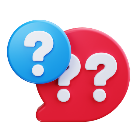 Customer question  3D Icon