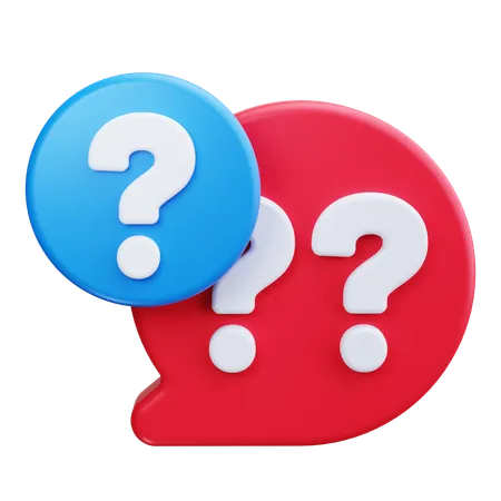 Customer question  3D Icon