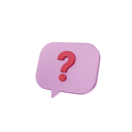 Customer questions  3D Icon