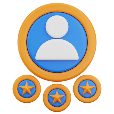 Customer Rating  3D Icon