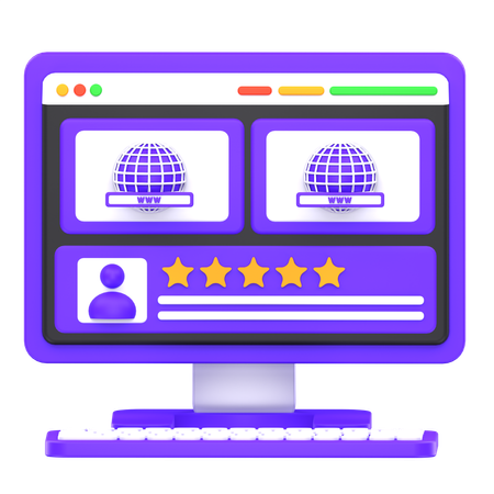 Customer Rating  3D Icon