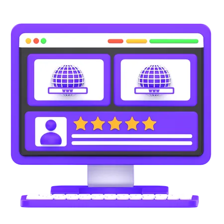 Customer Rating  3D Icon