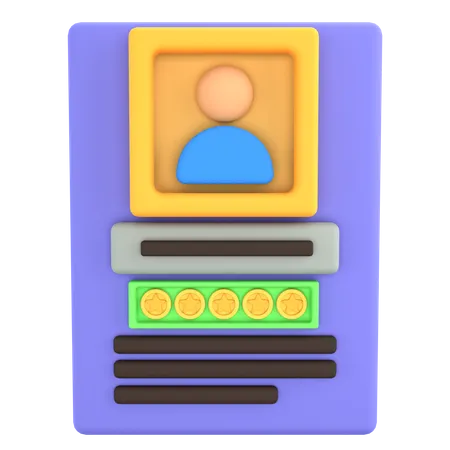 Customer Rating  3D Icon