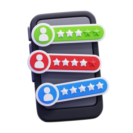 Customer Rating  3D Icon