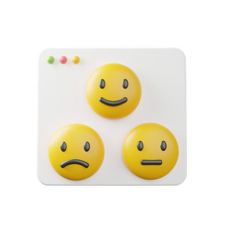 Customer Rating  3D Icon