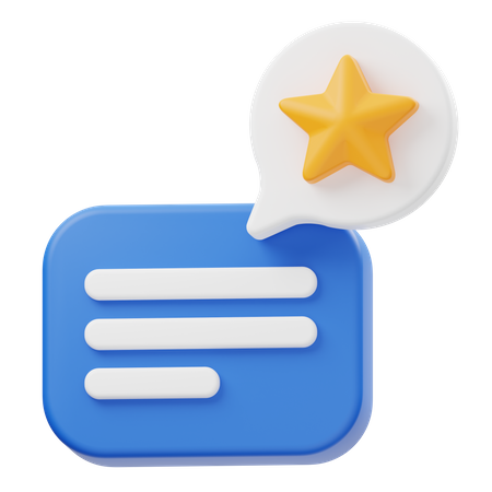 Customer Rating  3D Icon
