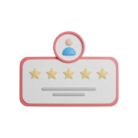 Feedback Rate Delivery 3D Icon