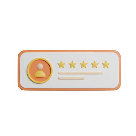 Customer Rating 3D Icon
