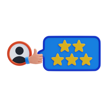 Customer Ratings  3D Icon