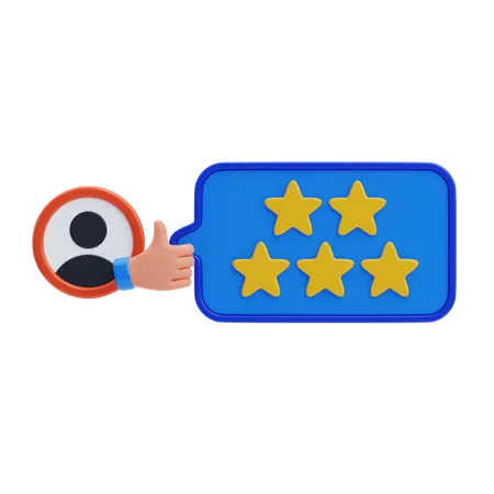 Customer Ratings  3D Icon