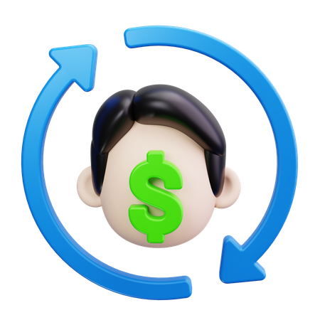 Customer Retention  3D Icon