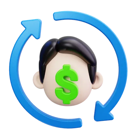 Customer Retention  3D Icon