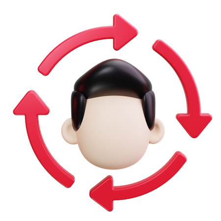 Customer Retention  3D Icon