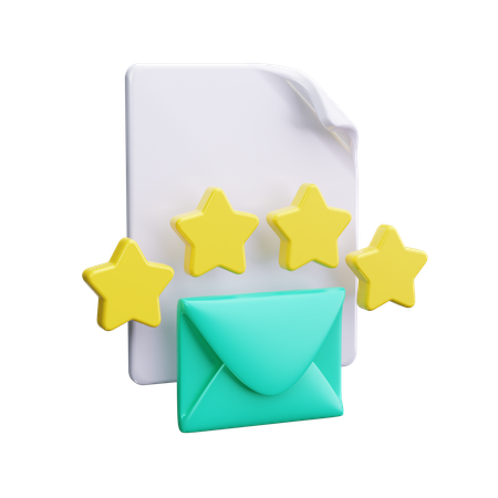 Customer Review  3D Icon