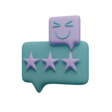 Customer review  3D Icon