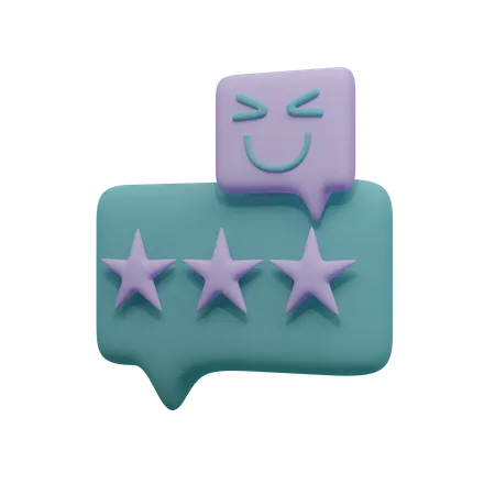 Customer review  3D Icon